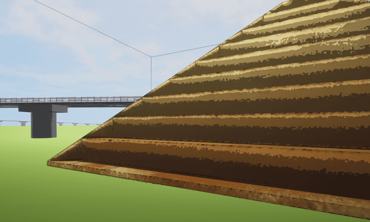 Screenshot of Cel Shader Development
